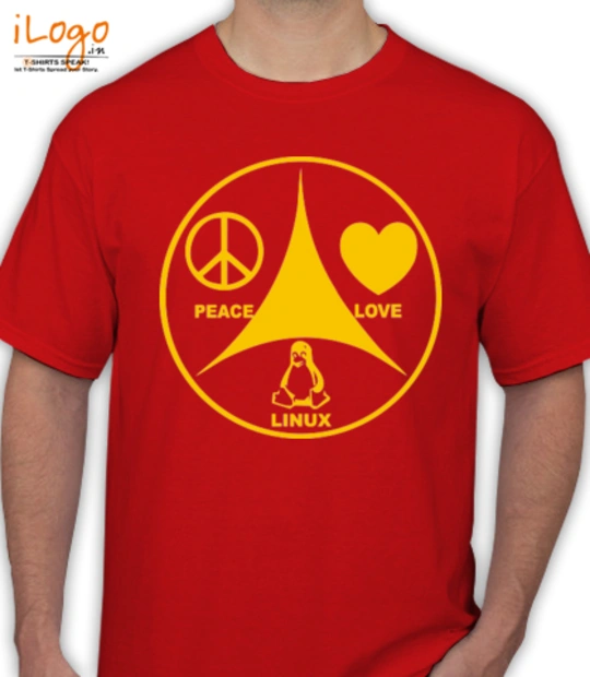 Retro Linux-Peace T-Shirt