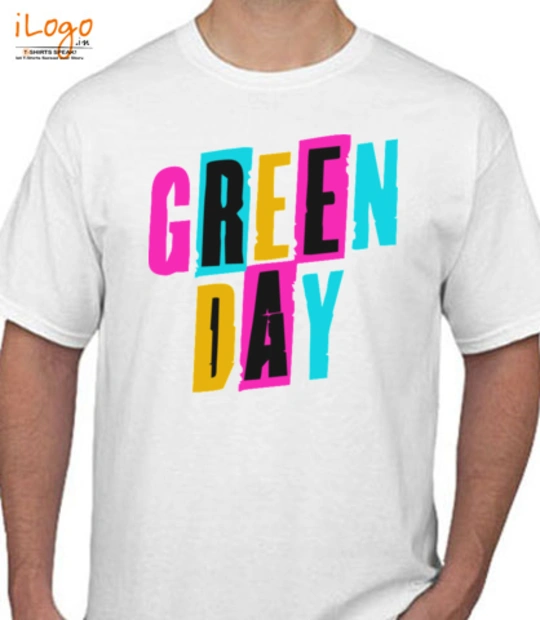 Green-Day-Flash-Cards-Girlie - T-Shirt