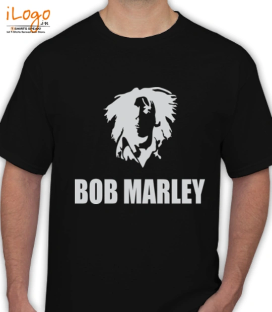 BOOM FACE bob-marley-face-t-shirt T-Shirt