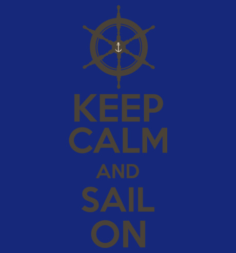 keep calm sail on