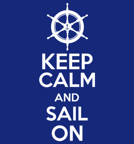 keep calm sail on