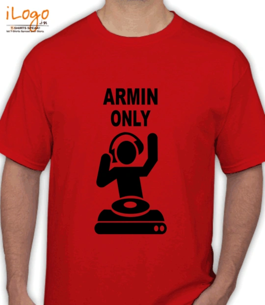Armin Van Buuren red armin-only. T-Shirt