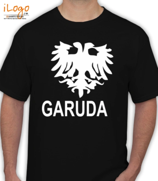 Junk food mens black superman t shirt ...-Garuda-Logo. T-Shirt