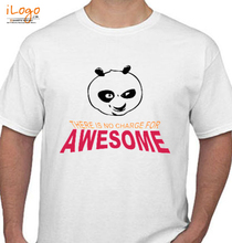 Rock Awesome-Panda T-Shirt