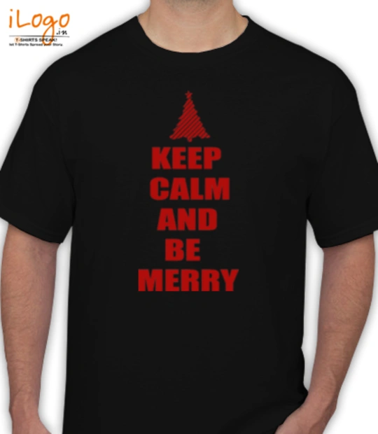 Christ Keep-Calm-and-Be-Merry-Christmas T-Shirt