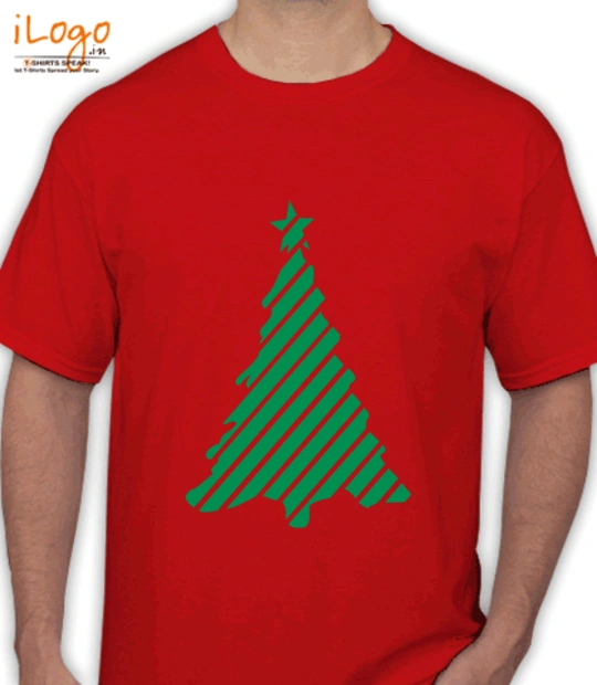 Christmas tree white-ornament-christmas-tree T-Shirt