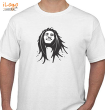 Bob Marley Bob-Marley-Vector-Gra T-Shirt