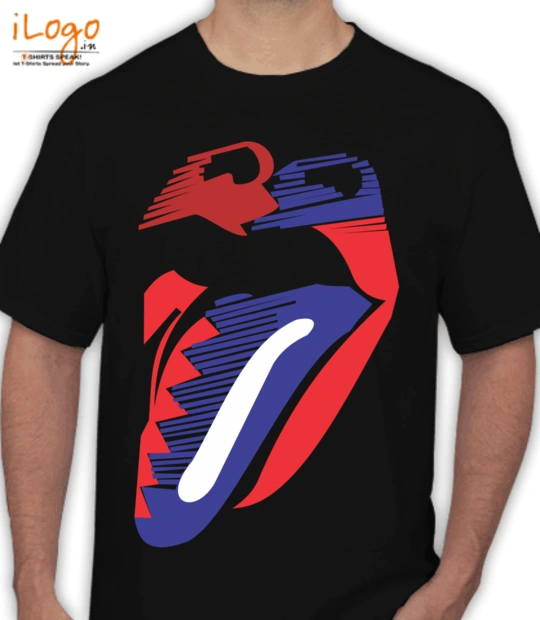 The Rolling Stones Rolling-Stones-Zig-Zag T-Shirt