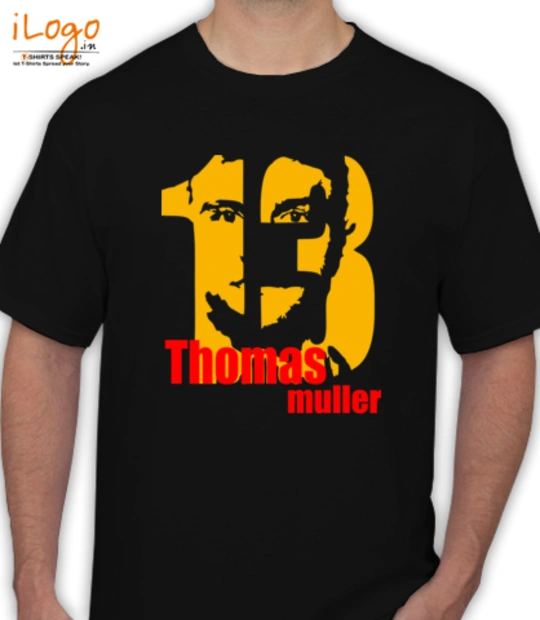 Brazil football World Cup Thomas-Muller T-Shirt
