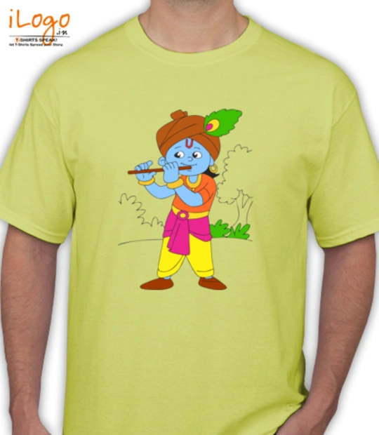 Thomas muller balck yellow krishna-dancing T-Shirt