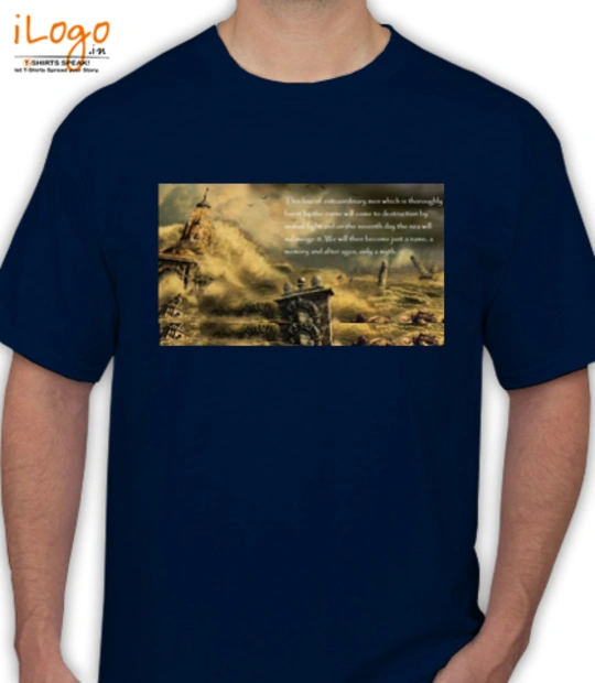 T sHIRT Dwarka-Blue T-Shirt