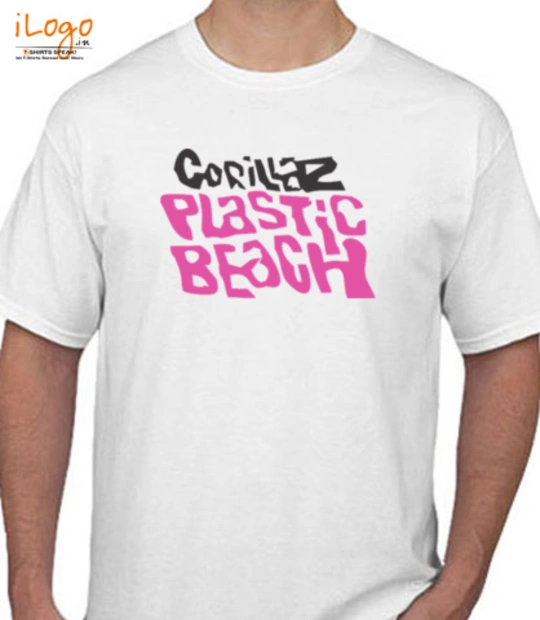 Gorillaz -plastic-beach- T-Shirt