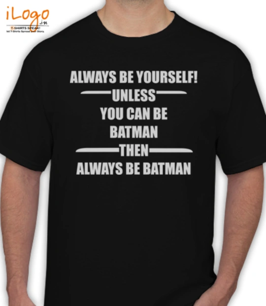 Line always-be-batman T-Shirt