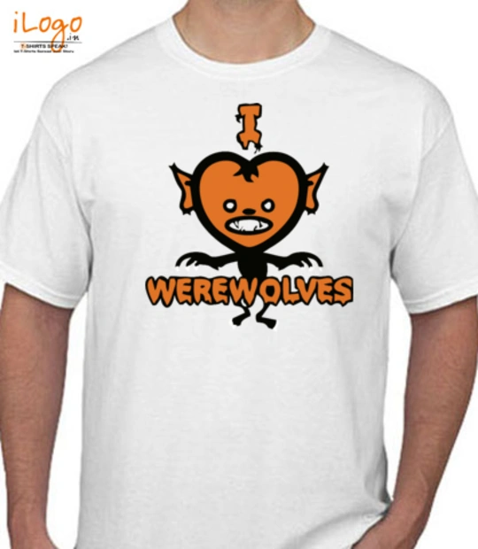 Zombi Wolf-Man-werewolf T-Shirt