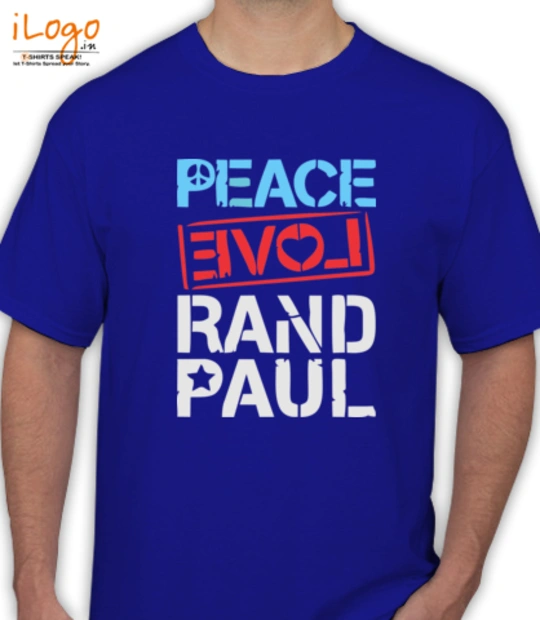 Ran D PEACE-LOVE-RAND-PAUL T-Shirt