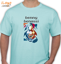 Benny Benassi BENNY-BENASSI-AQUA-BLUE T-Shirt