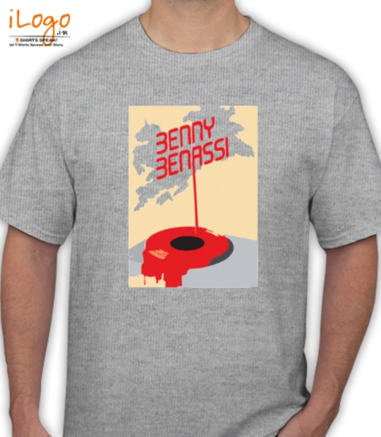 Benny Benassi BENNY-BENASSI-GREY T-Shirt