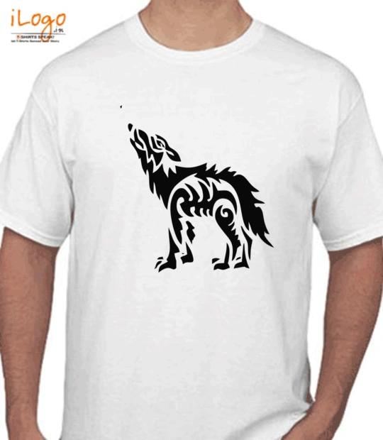 Howlin' Wolf Wolf-Stencil T-Shirt
