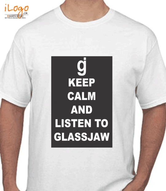 Keep calm t shirts/ Glassjaw-KEEP-CALM-AND-LISTEN-TO-GLASSJAW T-Shirt