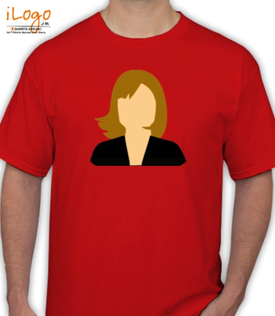 The Faceless Faceless-Woman-Clip-Art T-Shirt