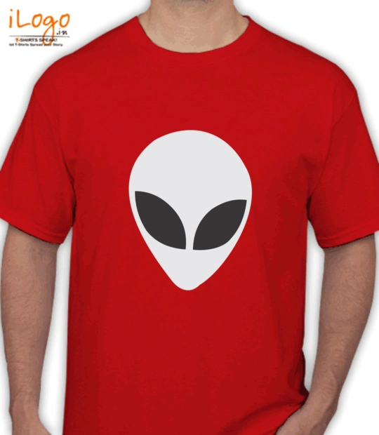 DARK Alien-Head-Dark T-Shirt