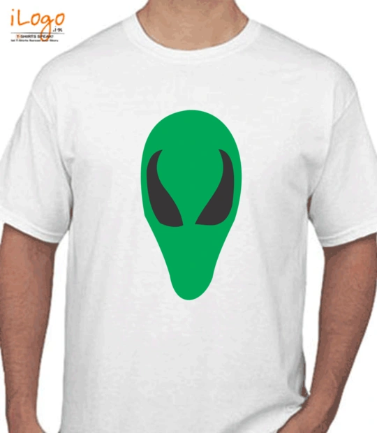 DARK Glow-in-the-Dark-Shirt-with-Alien T-Shirt
