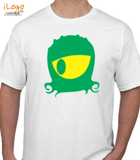 One green-kraken-monster-one-eye-alien T-Shirt