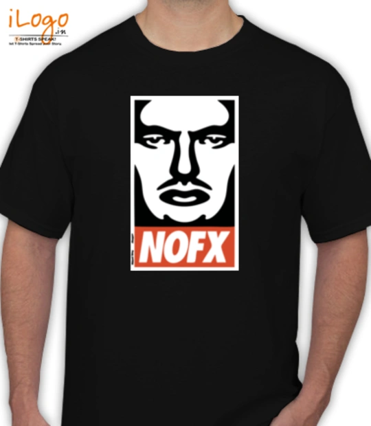 Junk food mens black superman t shirt nofx-obex T-Shirt