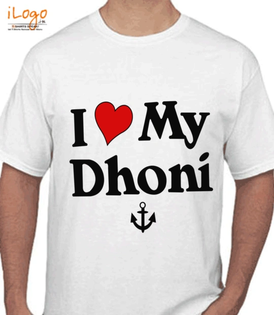  I-love-my-Dhoni T-Shirt
