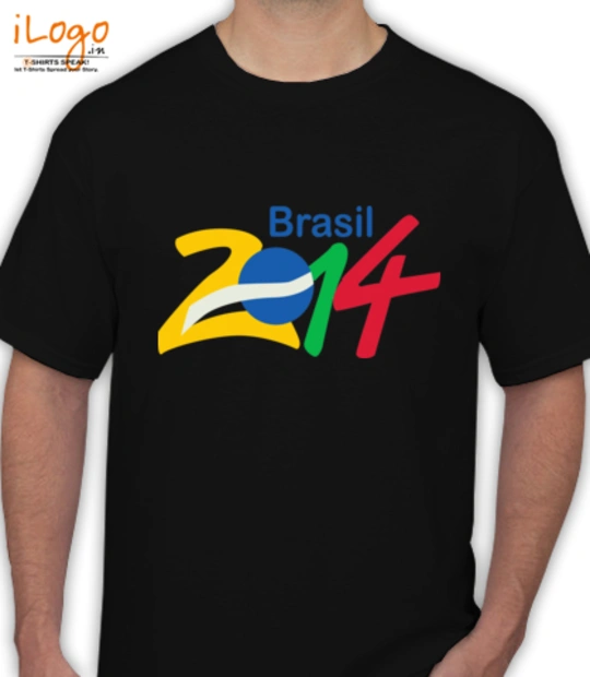  2014 White--Brazil-World-Cup-FIFA T-Shirt