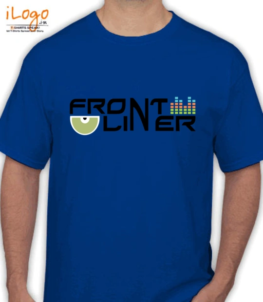 Line frontliner-blue T-Shirt
