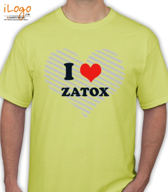 Yellow cartoon character i-love-zatox T-Shirt
