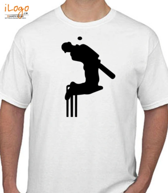 Cricket  action-%% T-Shirt