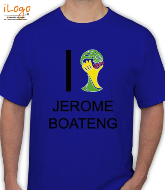 Brazil I-Heart-Love-Jerome-Boateng-Germany T-Shirt