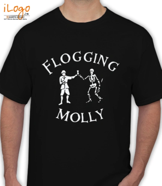 Junk food mens black superman t shirt Flogging-Molly T-Shirt
