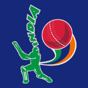 Silhouette-batting-front-view-with-ball-