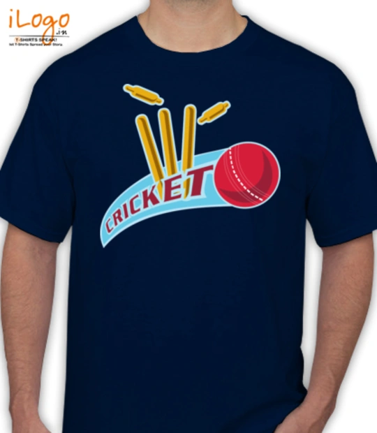 Cricket-sports-ball-wicket - T-Shirt