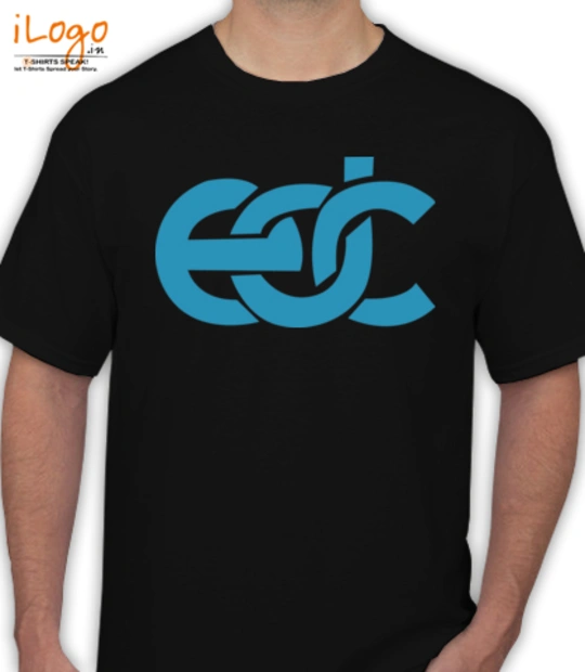 Frontliner blue edc-fan-festival-tshirt-flock-print-blue-logo-on-whte-tshirt T-Shirt