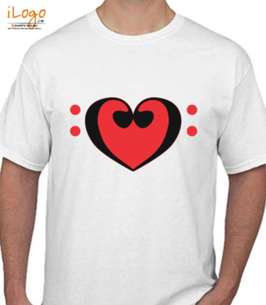  Heart HEART-MUSIC T-Shirt