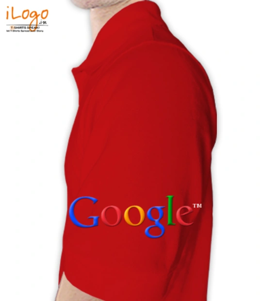 Google-T-Shirt Left sleeve