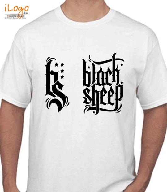 Black products black-sheep-logo-image T-Shirt