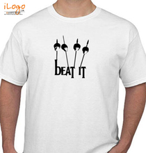 The Beatles beatHead-blacksm-a T-Shirt
