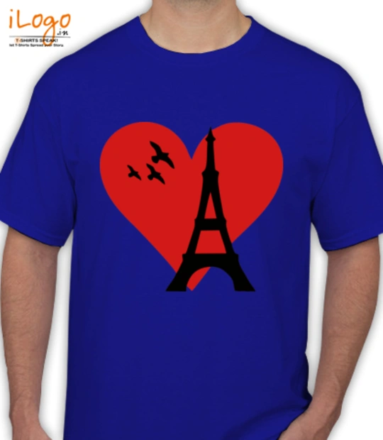 Brazil heart-france-T-Shirts T-Shirt
