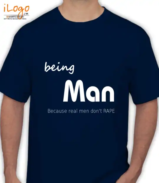 navy blue being man:front