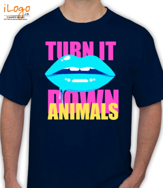 Martin Garrin TURN-IT-DOWN-ANIMALS T-Shirt