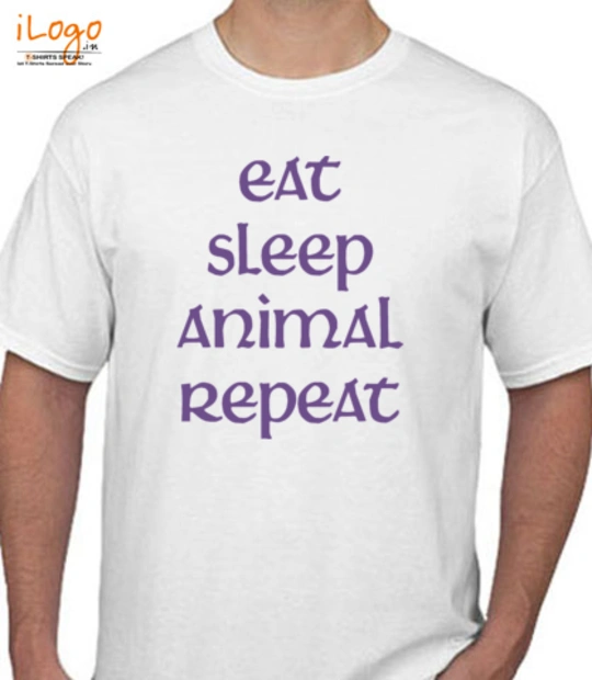 Eat EAT-SLEEP-ANIMAL-REPEAT T-Shirt