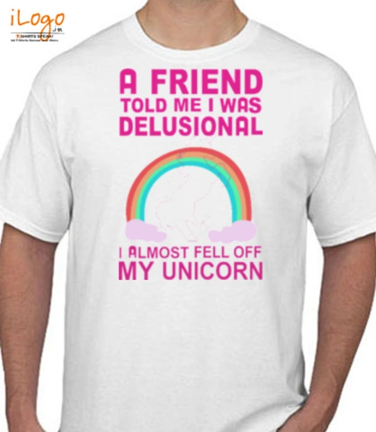 Lol i-almost-fell-off-my-unicorn T-Shirt