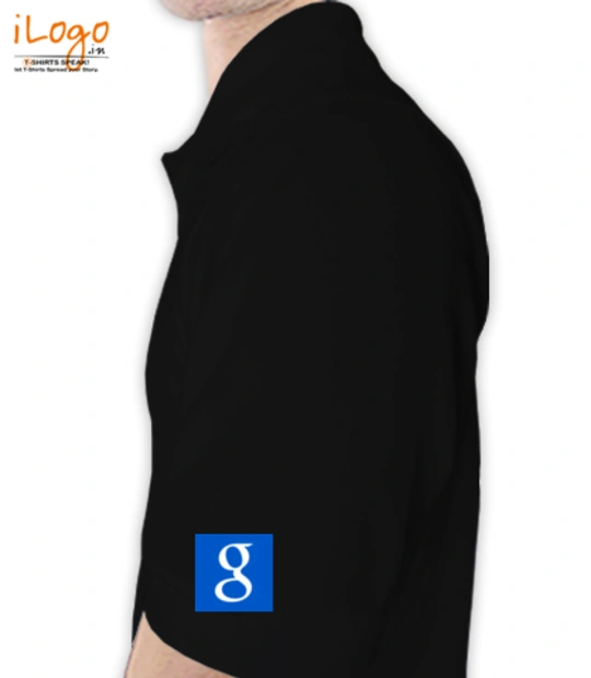 Google-T-shirt Left sleeve