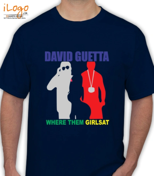 Nike Navy blue David-Guetta- T-Shirt
