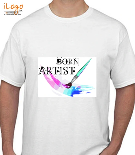  CRACKING DESIGNS BornArtist T-Shirt